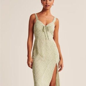 Green Floral Abercrombie Dress